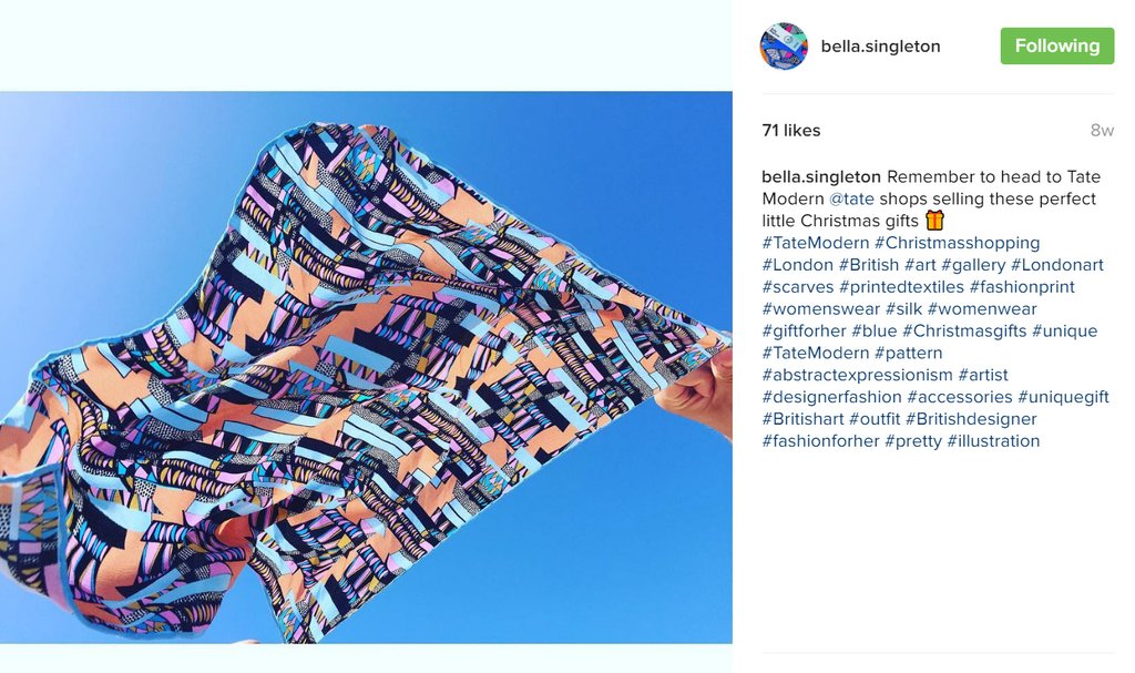 Bella Singleton is London Craft Club's #mondaycraftcrush. Check back each week to find out more