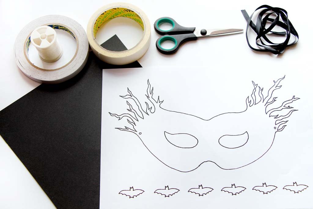 Halloween spooky mask - download the free printable today