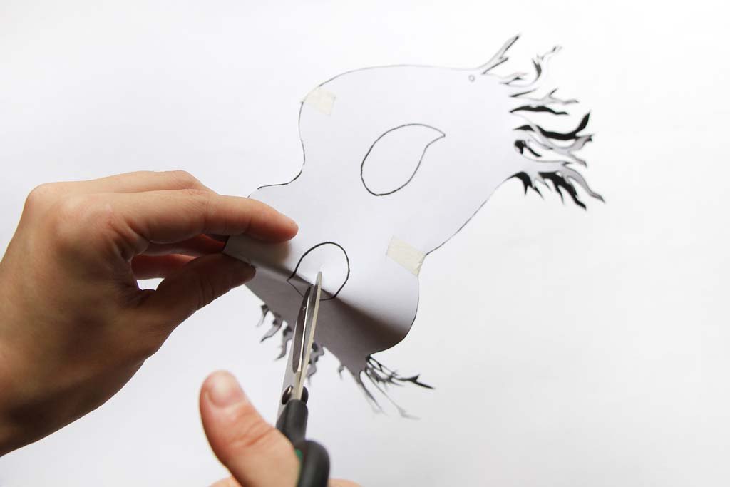 Halloween spooky mask - download the free printable today