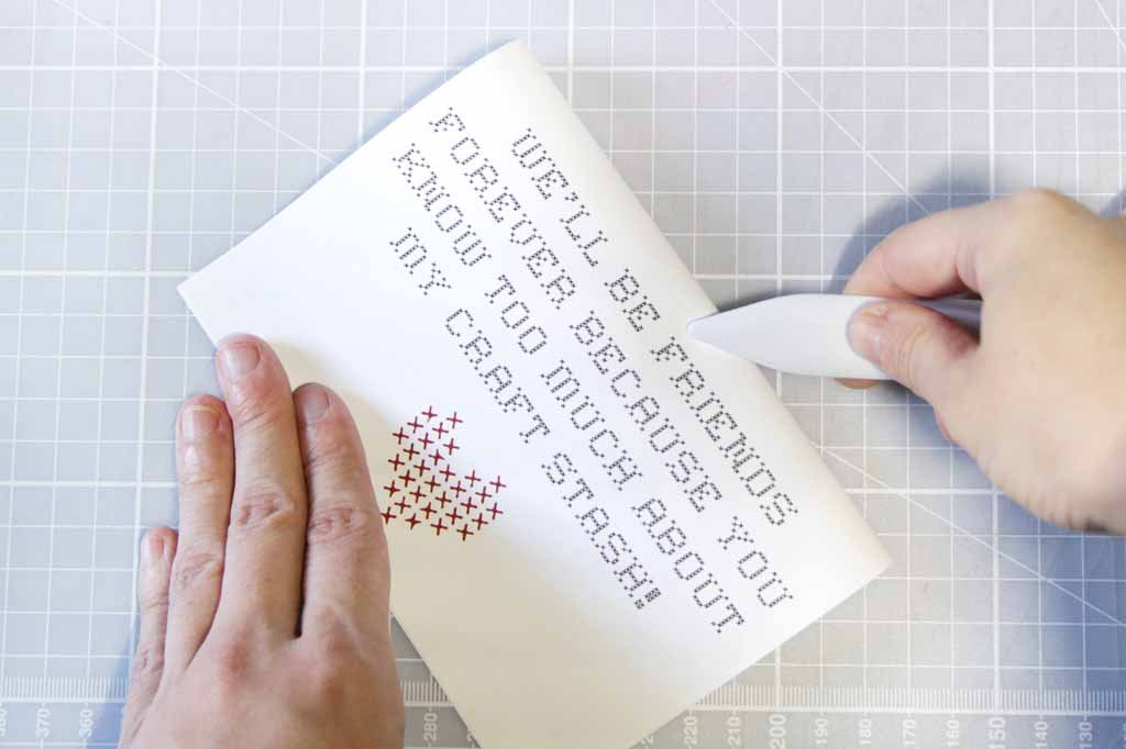 London Craft Club x Utensils0 Galentines card printable free download