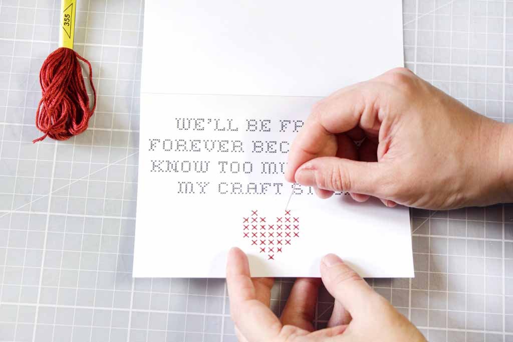 London Craft Club x Utensils0 Galentines card printable free download