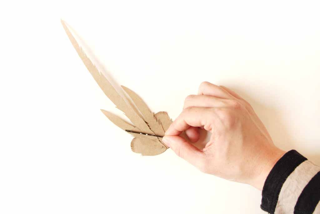 Free download - beautiful printable headpiece of pheasant feathers from Untensils0