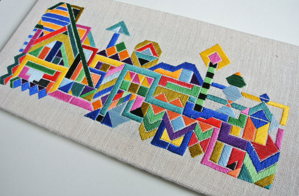  Live a creative life and learn to craft beautiful geometric embroidery