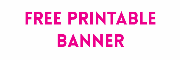 Download London Craft Club's free printable banner 