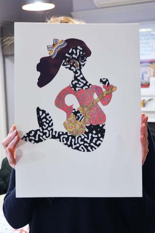 Gabriela Szulman Jewish Museum collage workshop Designs on Britain