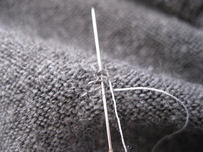 How to fix a  hole in a jumper