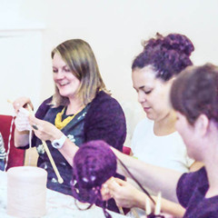 Knitting is the most fun