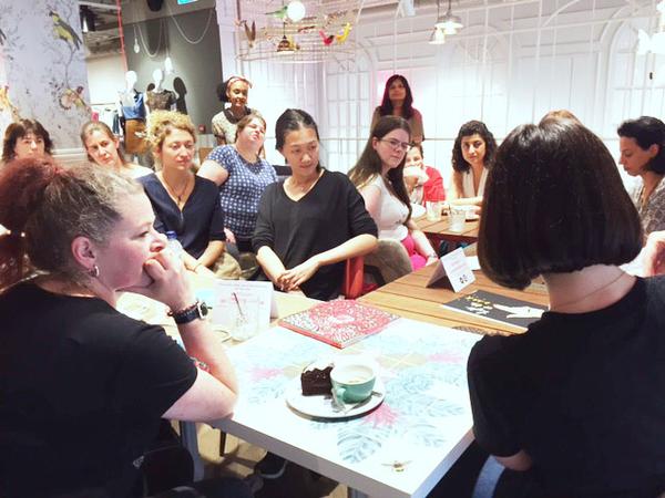 People packed in everywhere