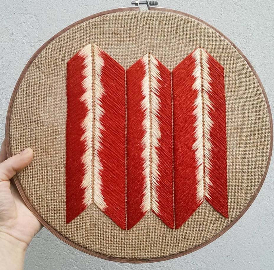  Live a creative life and learn to craft beautiful geometric embroidery