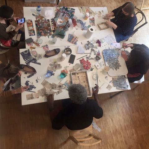 Decoupage on to Shoes