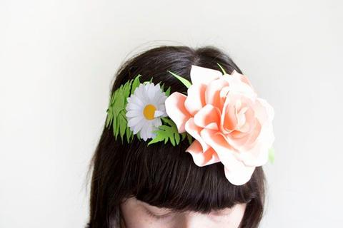 Botanical  Paper Art : Flower Crown