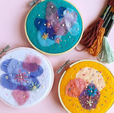 Mindful Embroidery for Beginners - Take Home A Kit