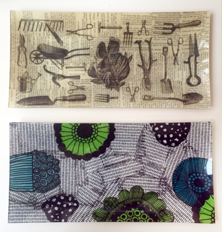 Decoupage onto Glass