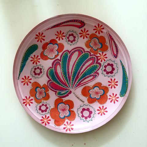 Decoupage onto Glass